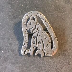 Sterling Silver Leopard Pendant or Brooch
